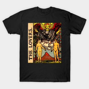 The Lovers Tarot Card T-Shirt